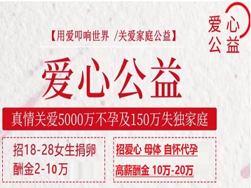 杏花岭捐卵助孕生子 爱心志愿者招募